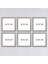 Altılı 30 x 30 Çerçeve ( Postersiz ) - Bos1021 3