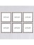 Altılı 20 x 20 Çerçeve ( Postersiz ) - Bos1019 5