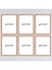 Altılı 40 x 50 Çerçeve ( Postersiz ) - Bos1015 5