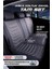 Jeep Patriot Yeni Uyumlu Lüks Deri Oto Koltuk Kılıfı Ön/arka 5li Set Anka Seri Füme 2