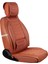 citroen C1 Uyumlu Lüks Deri Oto Koltuk Kılıfı Ön/arka 5li Set Anka Seri (Tarçın) 5