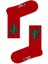 Kaktüs Kırmızı Atletik Çorap 1