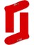 Kırmızı Basic Çorap 1