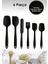 6 Adet Isıya Dayanıklı Yanmaz Yapışmaz Silikon Spatula Seti | 6'lı Silikon Spatula Seti 2