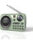 Yeşil Taşınabilir Mini Radyo Cep Fm Alıcısı Bluetooth5.0 Hoparlör Hıfı Tf/u Disk Mp3 Müzik Çalar Desteği Kayıt Kulaklık Çalma (Yurt Dışından) 1