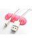 Rastgele Renk 5-Klip Kulaklık Kablosu Sarıcı Organizatör Şarj Kablosu Tutucu Sabitleme Klipleri Pc Tv Için USB Kravat USB Kablosu Kulaklık Tel Koruyucu (Yurt Dışından) 4