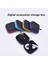 Gül Kırmızı Kulaklık Konteyner Fermuar Uzay Tasarrufu Saklama Çantası Düz Renk Darbeye Dayanıklı Çizilmeye Dayanıklı Taşıma Paket Şarj Cihazı USB (Yurt Dışından) 5