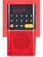 Kırmızı Bluetooth Uyumlu Hoparlör Fm Radyo Mini Cep Radyosu Mp3 Müzik Çalar Dijital Kaydedici Hoparlör Desteği Tf Kart USB Disk (Yurt Dışından) 1