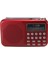 Kırmızı T-508 Müzik Çalar Geri Çekilebilir Anten Tasarımlı Taşınabilir Fm Radyo Cep Boyutu (Yurt Dışından) 5
