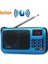 Bluetooth-Mavi Rolton W405 Taşınabilir Fm Radyo USB Kablolu Bilgisayar Hoparlörü Hifi Alıcı LED Ekran Desteği Tf El Feneri ile Oyna Para Doğrula (Yurt Dışından) 1