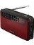 Kırmızı ROLTONT60 Mp3 Çalar Mini Taşınabilir Ses Hoparlörleri LED Ekran Desteği Tf Kartı ile 2.1 Fm Radyo Müzik Çalma Yüksek LED El Feneri (Yurt Dışından) 1