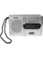 Gümüş Gri R21 Taşınabilir Mini Radyo El Dual Band Am Fm Müzik Çalar Hoparlör Teleskopik Anten Açık Radyo Stereo (Yurt Dışından) 1