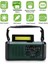 Kırmızı 2000MAH 10000MAH Çok Fonksiyonlu El Radyosu Güneş Krank Mini Taşınabilir Am/fm Hava Durumu Radyosu Acil Durum LED El Feneri ve Güç Kaynağı/banka (Yurt Dışından) 4