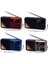 Altın Y-509 Fm Çok Fonksiyonlu Radyo Dijital Mp3 Müzik Çalar Dış Mekan Için LED El Feneri ile Taşınabilir Mini Hoparlör 13.2cm x 7cm x 3cm (Yurt Dışından) 2