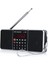 Mavi Taşınabilir Mini Şarj Edilebilir L-288 Stereo Fm Radyo Hoparlör LCD Ekran Desteği Tf Kart USB Disk Mp3 Müzik Radyo Fm (Yurt Dışından) 4