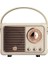 Beyaz Kablosuz Stereo Retro Hifi Bluetooth V5.0 Hoparlör HM11 Taşınabilir Vintage Hoparlör Tam Aralıklı 50HZ-20KHZ Seyahat Müzik Çalar (Yurt Dışından) 1