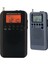 Siyah Taşınabilir Am Fm Dijital Radyo Cep Mini Dijital Ayar Radyo Alıcısı LCD Ekran Ekran Radyo Istasyonları 3.5mm (Yurt Dışından) 2