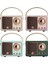 Mavi Mini Kablosuz Retro Bt Hoparlör Vintage Fm Radyo Taşınabilir USB Arayüzü Klasik Dekorasyon Hoparlörler Seyahat Müzik Çalar (Yurt Dışından) 4