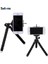 Siyah Mini Esnek Sünger Ahtapot Tripod iPhone Samsung Xiaomi Huawei Için Cep Telefonu Akıllı Telefon Tripod Gopro 8 7 5 Kamera (Yurt Dışından) 3