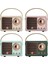 Yeşil Retro Bluetooth Hoparlör Vintage Fm Radyo Eski Moda Klasik Stil Güçlü Bas Geliştirme ile Kablosuz Retro Hoparlör (Yurt Dışından) 2