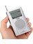Gümüş BC-R60 Taşınabilir Cep Radyo Teleskopik Anten Mini Am/fm Hoparlörlü 2 Bantlı Radyo Dünya Alıcısı (Yurt Dışından) 3