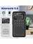Siyah Mini Fm Radyo Taşınabilir Bluetooth 5.0 Hoparlör Arkadan Aydınlatmalı Ekran ile Stereo Müzik Çalar Desteği Kayıt Tf Kart Aux (Yurt Dışından) 2