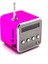 Gümüş Yeni Mini Hoparlör Radyo Kablosuz Taşınabilir Mikro USB Stereo Hoparlörler Ubwoofer Sütun Süper Bas Fm Radyo Alıcısı-5 (Yurt Dışından) 2