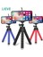 Siyah Tripod Seti Lıeve Mini Esnek Sünger Ahtapot Tripod iPhone Samsung Xiaomi Huawei Telefon Akıllı Telefon Tripod Gopro 9 8 7 Kamera (Yurt Dışından) 4