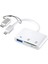 04 Çok Bağlantı Noktalı Adaptör USB Tip-C'den Tf Cf Sd Hafıza Kartı Okuyucu Otg Flash Sürücü Kart Okuyucu Adaptörü IPad Pro Huawei Macbook Için (Yurt Dışından) 1