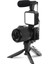 49LED Işık Telefon Vlog Mini Tripod Mikrofonlu LED Işık Taşınabilir Telefon Tutucu Standı Tripod Iphone 13 Pro Max Kamera Slr Video Vlog (Yurt Dışından) 4