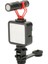 Pt-3 LED Işık Ulanzi Pt-3 Metal Uzatma Çubuğu 3 Soğuk Ayakkabı Bağlantısı Zhiyun Smooth 4/djı Osmo/vimble 2 Gimbal LED Işık By-Mm1 Mikrofon (Yurt Dışından) 4