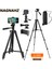 Paket D NA-3120 Telefon Tripodu Standı 40 Inç Evrensel Fotoğrafçılık Gopro iPhone Samsung Xiaomi Huawei Telefon Için Alüminyum Seyahat Tripod Par (Yurt Dışından) 4