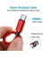 Kırmızı Aokıd Dönüştürücü Kablosu, Otg Dönüştürücü Kablosu Hızlı Iletim Kararlı Çıkış Evrensel Mini Tak Çalıştır USB Tip-C Mikro USB Adaptörü (Yurt Dışından) 3