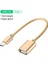 Altın Otc Kablo Yeni Tip C Microusb Otg Adaptör USB Tip C Dişi Dönüştürücü Kablo Flash Sürücü Okuyucu Fare Gamepad Tablet Telefon Dönüştürücü (Yurt Dışından) 1
