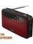 Altın ROLTONT60 Mp3 Çalar Mini Taşınabilir Ses Hoparlörleri LED Ekran Desteği Tf Kartı ile 2.1 Fm Radyo Müzik Çalma Yüksek LED El Feneri (Yurt Dışından) 3