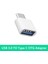 Beyaz Otg Adaptörü USB 3.0 Tip C Otg Adaptör Verileri USB C Tip C Erkek USB Dişi Cep Telefonu Adaptörleri Dönüştürücüler Xiaomi Huaweı Adaptörleri Için (Yurt Dışından) 1
