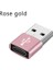 Gül Altın USB 3.0 Tip A Erkek - USB 3.1 Tip C Dişi Konnektör Dönüştürücü Adaptör Tip-C USB Standart Şarj Veri Aktarımı (Yurt Dışından) 1