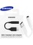 1 Beyaz (Kutu) Tip C - 3,5 mm Adaptör Samsung Aux USB C - 3,5 mm Kulaklık Jak Adaptörü Ses Kablosu Galaxy S20 S21 Fe Z Flip Katlama 1 2 3 (Yurt Dışından) 5