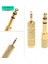 3.5mm Erkek 6.5mm 3.5mm Ila 6.5mm 6.35MM Erkek Dişi Ses Kablosu Adaptörü 6.5 6.35 Jack Tak 3.5 Jack Stereo Aux Dönüştürücü Amplifikatör (Yurt Dışından) 2