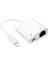 100MBS Ios Lightning - RJ45 Adaptörü 2'si 1 Arada Ethernet Lan Ağ Adaptörü, Şarj Bağlantı Noktalı Iphone/ipad/ipod Tak ve Çalıştır ile Uyumlu (Yurt Dışından) 1