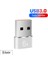 Gümüş Typec USB 6A USB Otg Tip C Veri Aktarım Adaptörü USB C Dişi USB Erkek Dizüstü Macbook Samsung Xiaomi Için Hızlı Şarj Adaptörü (Yurt Dışından) 1