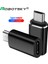 Gümüş Tip C Mikro USB Adaptörü Erkek Kadın Android Telefon Şarj Veri Aktarımı Dönüştürücü USB C Mikro USB Otg Adaptörü (Yurt Dışından) 2