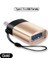 Tc Usb-Altın Tip C Otg Tf Adaptör Mikro-Sd Hafıza Kartı Okuyucu Samsung Huawei Xiaomi Macbook Için Mikro USB Tip-C Adaptör Dönüştürücü (Yurt Dışından) 1