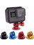 Kırmızı 1 Pc Eylem Kamera Gopro Tripod Montaj Adaptörü Için Sabit Taban 1/4 Konu Adaptörü Cnc Alüminyum Alaşım Go Pro Hero 8 7 6 5 4 3 + (Yurt Dışından) 2