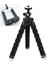 Siyah ve Klip Standı Esnek Sünger Ahtapot Mini Tripod iPhone Mini Kamera Için Huawei Xiaomi Samsung Gopro El Feneri Telefon Tripodu Tutucu (Yurt Dışından) 1