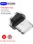 iPhone Fişi Için Uslıon 540 Derece Dönen 3in1 Mini Manyetik Şarj Cihazı Huawei Xiaomi Oppo Samsung Kablo USB Cep Telefonu Evrensel Şarj (Yurt Dışından) 1