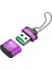 Mor USB Mikro Sd/tf Kart Okuyucu USB 2.0 Mini Cep Telefonu Hafıza Kartı Okuyucu Dizüstü Bilgisayar Aksesuarları Için Yüksek Hızlı USB Adaptörü (Yurt Dışından) 1