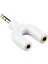 Yeşil 3.5mm Stereo Ses Y-Splitter 2 Kadın 1 Erkek Kablo Adaptörü Kulaklık Kulaklık Cep Telefonu Bilgisayar Mp3 (Yurt Dışından) 3