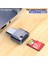 Tc Usb-Altın Tip C Otg Tf Adaptör Mikro-Sd Hafıza Kartı Okuyucu Samsung Huawei Xiaomi Macbook Için Mikro USB Tip-C Adaptör Dönüştürücü (Yurt Dışından) 2