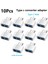 Tip C'den Usb'ye 10 Adet 10 Adet Otg Tip-C'den Mikro USB Tip C'ye USB 3.0 Dişi Adaptör Evrensel Cep Telefonu Veri Hattı Şarj Dönüştürücü (Yurt Dışından) 4